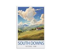 Jigsaw Puzzles for Adults 2000,South Downs National Parks 2000 Piece Puzzle Challenging Game for The Whole for Women,Gifts for Men 100x70cm