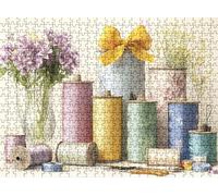 Jigsaw Puzzles for Adults 2000 spool color, Challenging Difficult Puzzle Wooden, 2000 Piece Jigsaw Puzzles for Adults Educational Game Decompression, Large Size Wall Art 39.2 x 27.8 inches w0-872