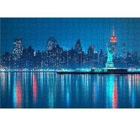 Jigsaw Puzzles for Adults 2000 Statue Of Liberty 2000 Piece Jigsaw Puzzles for Adults, Challenging Puzzle Educational Game for The Whole for Women Gifts for Men Room Decor City 40 x 28 in RXPT-5658