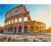 Jigsaw Puzzles for Adults 2000 Sunset Colosseum Puzzle High Definition Wooden Puzzle with Gifts Box Relaxing Home Activity Wall Decor Large Educational Puzzles Challenging Games for Adults s7h-266