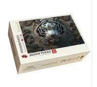 Jigsaw Puzzles for Adults 2000, Tiger Jigsaw Puzzles, Gift for Women -10594 | Wooden, HD Printing, Perfect Fit, Colourful Box, Letter on the Back, With Full Accessories, Size: 100x71cm, Animal Pattern
