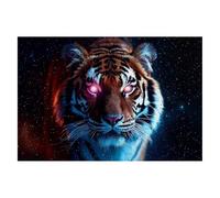 Jigsaw Puzzles for Adults 2000 Tiger Jigsaws 2000 Pieces for Adults Wooden Animal Puzzle Games, Classic Educational Challenging Game for The Whole Families Decompression, Rome Decor Gifts 99x70cm K-85