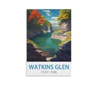 Jigsaw Puzzles for Adults 2000 Watkins Glen State Park 2000 Piece Puzzle Challenging Game for The Whole for Women,Gifts for Men 70x100cm