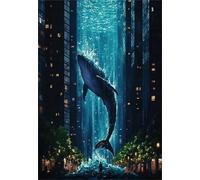 Jigsaw Puzzles for Adults 2000, Whale Fishs City, Impossible Puzzle for Adults Educational Games, Challenging Puzzles, Puzzle Game for Men Women Elders Seniors
