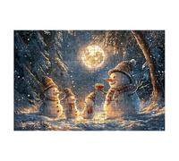 Jigsaw Puzzles for Adults 2000, Winter Jigsaws 2000 Pieces for Adults, Impossible Jigsaws Puzzle Challenging Game for The Whole, Wooden Jigsaw Puzzles for Gifts for Women, Men, Decor, Theme:Moon -1538