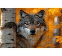 Jigsaw Puzzles for Adults 2000 Wolf 2000 Piece Jigsaw Puzzles for Adults, Challenging Puzzle Educational Game for The Whole for Women Gifts for Men Wall Art Room Decor Tree 40 x 28 In RXPT-8534