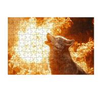 Jigsaw Puzzles for Adults 2000, Wolf Jigsaws 2000 Pieces for Adults, Impossible Jigsaws Puzzle Challenging Game for The Whole, Wooden Jigsaw Puzzles for Gifts for Women Gifts for Men Theme:Flame -2322
