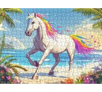 Jigsaw Puzzles for Adults 2000P, Large High Definition Puzzle Wooden, Relaxing Mind Game for Stress Relief, Creative Hobby, Room Wall Decor, Gifts for Men Women 39.2 x 27.8 inches Color Horse-3 f0-29