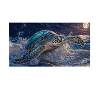 Jigsaw Puzzles for Adults 2444 Piece, Puzzle Educational Games, Challenging Puzzle Game for The Whole for Women, Gifts for Men, DIY Craft Puzzles for Home Decor Gifts, Theme: Sea Turtle In Waves h-310