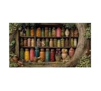 Jigsaw Puzzles for Adults 2444 Piece, Puzzle Educational Games, Challenging Puzzle Game for The Whole for Women, Gifts for Men, DIY Craft Puzzles for Home Decoration Gifts, Theme: Herbal Shop h-78