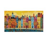 Jigsaw Puzzles for Adults 2444 Piece, Puzzle Educational Games, Challenging Puzzle Game for The Whole for Women, Gifts for Men, DIY Craft Puzzles for Home Decoration Gifts, Theme: Urban Painting h-98