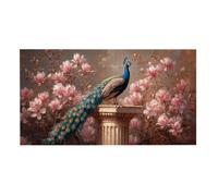 Jigsaw Puzzles for Adults 2444 Piece, Puzzle Educational Games, Challenging Puzzle Game for The Whole for Women, Gifts for Men, DIY Craft Puzzles for Home Decor Gifts, Theme: Peacock Jade Orchid h-606