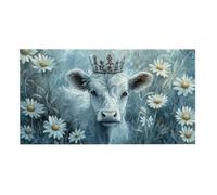 Jigsaw Puzzles for Adults 2444 Piece, Puzzle Educational Games, Challenging Puzzle Game for The Whole for Women, Gifts for Men, DIY Craft Puzzles for Home Decoration Gifts, Theme: Cow Daisy h-736
