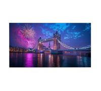 Jigsaw Puzzles for Adults 2444 Piece, Puzzle Educational Games, Challenging Puzzle Game for The Whole for Women, Gifts for Men, DIY Craft Puzzles for Home Decoration Gifts, Theme: Brooklyn Bridge h-39