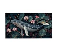 Jigsaw Puzzles for Adults 2444 Piece, Puzzle Educational Games, Challenging Puzzle Game for The Whole for Women, Gifts for Men, DIY Craft Puzzles for Home Decoration Gifts, Theme: Whale Flower h-567
