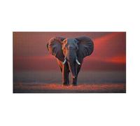 Jigsaw Puzzles for Adults 2444 Piece, Puzzle Educational Games, Challenging Puzzle Game for The Whole for Women, Gifts for Men, DIY Craft Puzzles for Home Decor Gifts, Theme: Grassland Elephant h-82