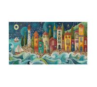 Jigsaw Puzzles for Adults 2444 Piece, Puzzle Educational Games, Challenging Puzzle Game for The Whole for Women, Gifts for Men, DIY Craft Puzzles for Home Decoration Gifts, Theme: Ocean City h-328