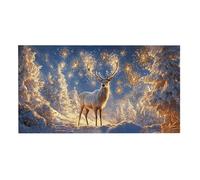 Jigsaw Puzzles for Adults 2444 Piece, Puzzle Educational Games, Challenging Puzzle Game for The Whole for Women, Gifts for Men, DIY Craft Puzzles for Home Decoration Gifts, Theme: Winter Elk h-154