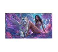 Jigsaw Puzzles for Adults 2444 Piece, Puzzle Educational Games, Challenging Puzzle Game for The Whole for Women, Gifts for Men, DIY Craft Puzzles for Home Decoration Gifts,Theme: Tiger Sexy Woman h632