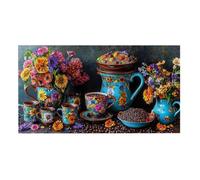 Jigsaw Puzzles for Adults 2444 Piece, Puzzle Educational Games, Challenging Puzzle Game for The Whole for Women, Gifts for Men, DIY Craft Puzzles for Home Decoration Gifts, Theme: Coffee Beans h-577