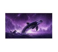 Jigsaw Puzzles for Adults 2444 Piece, Puzzle Educational Games, Challenging Puzzle Game for The Whole for Women, Gifts for Men, DIY Craft Puzzles for Home Decoration Gifts, Theme: Orca Dog h-399