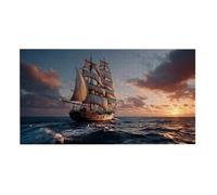 Jigsaw Puzzles for Adults 2444 Piece, Puzzle Educational Games, Challenging Puzzle Game for The Whole for Women, Gifts for Men, DIY Craft Puzzles for Home Decoration Gifts, Theme: Sailing Ocean h-202