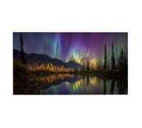 Jigsaw Puzzles for Adults 2444 Piece, Puzzle Educational Games, Challenging Puzzle Game for The Whole for Women, Gifts for Men, DIY Craft Puzzles for Home Decoration Gifts, Theme: Aurora Lake h-541