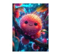 Jigsaw Puzzles for Adults 30 Cute Fruits, Challenge Educational Game, Impossible High Difficult Jigsaw Puzzles for Adults, Puzzle 30 Pieces