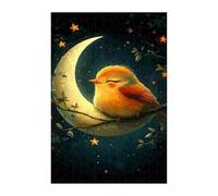 Jigsaw Puzzles for Adults 30 Moon Birds, Challenge Educational Game, Impossible High Difficult Jigsaw Puzzles for Adults, Puzzle 30 Pieces