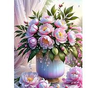 Jigsaw Puzzles for Adults 30 Piece Pink Peony Curtain, Jigsaws 30 pieces for adults Family Activity, Challenging puzzles Games, Colourful, Beautiful Decoration Puzzle