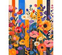 Jigsaw Puzzles for Adults 30 Piece Vintage Flower, Jigsaws 30 pieces for adults Family Activity, Challenging puzzles Games, Colourful, Beautiful Decoration Puzzle