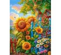 Jigsaw Puzzles for Adults 30 Pieces,Farm Flower Corner jigsaw puzzle 25x20 cm Challenging DIY Puzzle for Home Decoration,Family puzzles Perfect for Game