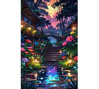 Jigsaw Puzzles for Adults 30, Puzzles for Adults Courtyard Scenery, Challenging Difficult Logic Puzzle, Puzzle 30 Pieces for Adult 9.8 x 7.9 inch