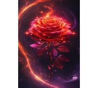 Jigsaw Puzzles for Adults 30, Puzzles for Adults Rose Flowers, Challenging Difficult Logic Puzzle, Puzzle 30 Pieces for Adult 9.8 x 7.9 inch