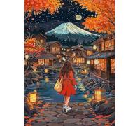 Jigsaw Puzzles for Adults 30, Puzzles for Adults Snowy Mountain Town, Challenging Difficult Logic Puzzle, Puzzle 30 Pieces for Adult 9.8 x 7.9 inch