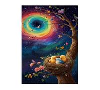 Jigsaw Puzzles for Adults 30 Starry Sky Birds, Challenge Educational Game, Impossible High Difficult Jigsaw Puzzles for Adults, Puzzle 30 Pieces