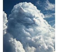 Jigsaw Puzzles for Adults 300, Abstract Cloud Cat Puzzle for Adults, Memory Games, Logic Puzzles, Impossible Hard Challenge, Relaxation, Puzzle 300 Pieces