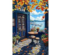 Jigsaw Puzzles for Adults 300, Balcony Scenery Puzzle, Challenging Puzzles, Perfect for Relaxation, Creativity & Gift Giving 300 Piece Puzzle Games for Adults