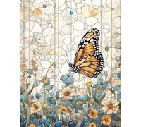 Jigsaw Puzzles for Adults 300, Challenge High Difficulty, Educational Game Decompression Jigsaw Puzzle, Flower Butterfly Puzzle 300 Pieces