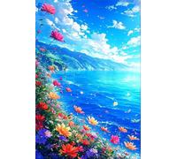 Jigsaw Puzzles for Adults 300, Challenge High Difficulty, Educational Game Decompression Jigsaw Puzzle, Floral Oceans Puzzle 300 Pieces