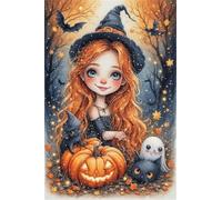 Jigsaw Puzzles for Adults 300 Cute Girl Ghost 15 x 10.2 inch, Puzzle Educational Games, 300 Pieces for Adults Family Puzzle Game