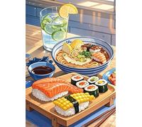 Jigsaw Puzzles for Adults 300, Food, Impossible Puzzle for Adults Educational Games, Challenging Puzzles, Puzzle Game for Men Women Elders Seniors