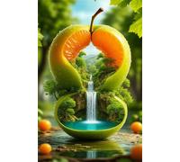 Jigsaw Puzzles for Adults 300 Fruit Landscape Puzzle Impossible Hard Difficult Challenging Puzzle for Adults 300 Piece Puzzle Games 15.6 x 11 inch