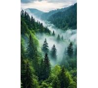 Jigsaw Puzzles for Adults 300 Jungle Mists Puzzle Impossible Hard Difficult Challenging Puzzle for Adults 300 Piece Puzzle Games 15 x 10.2 inch