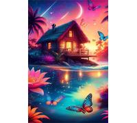Jigsaw Puzzles for Adults 300, Lake Cottage, Impossible Puzzle for Adults Educational Games, Challenging Puzzles, Puzzle Game for Men Women Elders Seniors
