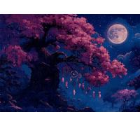 Jigsaw Puzzles for Adults 300 Landscape Impossible Jigsaw for Adults Educational Games Tree Puzzle 300 Pieces Suitable Beginners and Girl Aged 14 up Also as Women and Men Beautiful Gifts 40x28cm C-891