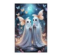 Jigsaw Puzzles for Adults 300 Moon Butterfly Ghosts, Challenge Educational Game, Impossible High Difficult Jigsaw Puzzles for Adults, Puzzle 300 Pieces
