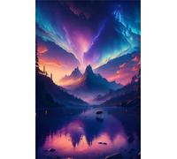 Jigsaw Puzzles for Adults 300 Mountain Lake Jungle Puzzle Impossible Hard Difficult Challenging Puzzle for Adults 300 Piece Puzzle Games 15 x 10.2 inch