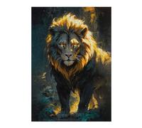 Jigsaw Puzzles for Adults 300 PCS A Lion Surveys Its Domain Jigsaw Puzzle Toy Wall Decor Analysis And Logic Challenging To Complete 300 PCS