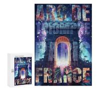 Jigsaw Puzzles for Adults 300 PCS Arc De Triomphe Collage Adult Jigsaw Puzzle Relax Games Wall Decoration Gifts for Friends And Family 300 PCS